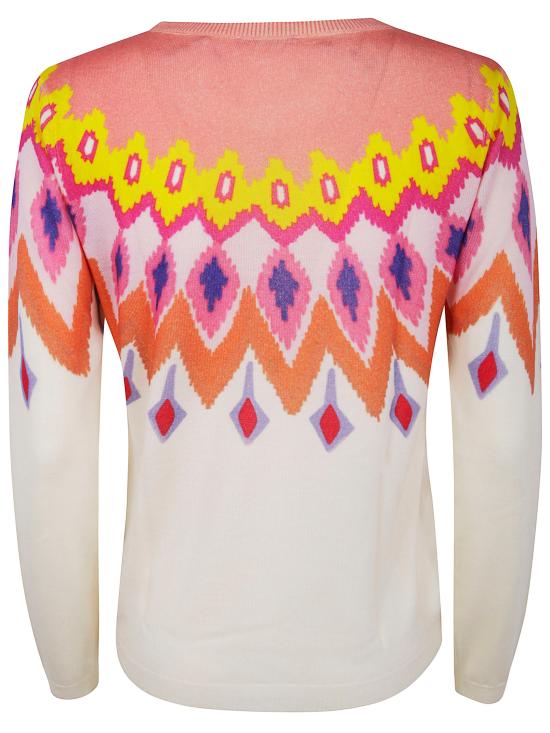 25FW 인베드위드유 스웨터 VB04 281 ABSTRACT PRINT - IN BED WITH YOU