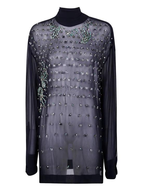 25FW 드리스 반 노튼 셔츠 252 010796 2314 509 NAVY - DRIES VAN NOTEN