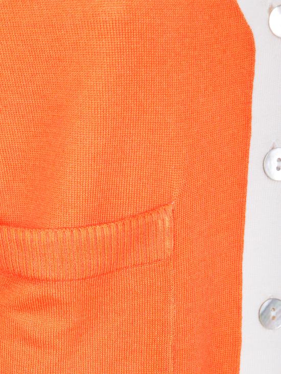 25FW 인베드위드유 스웨터 VB12U 018 WHITE ORANGE YELLOW - IN BED WITH YOU