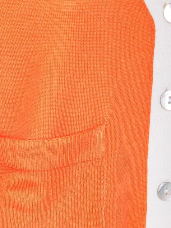 25FW 인베드위드유 스웨터 VB12U 018 WHITE ORANGE YELLOW - IN BED WITH YOU