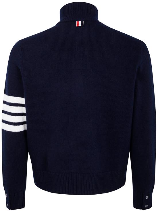 25FW 톰브라운 집업 니트 MKA567A Y1029 415 NAVY - THOM BROWNE