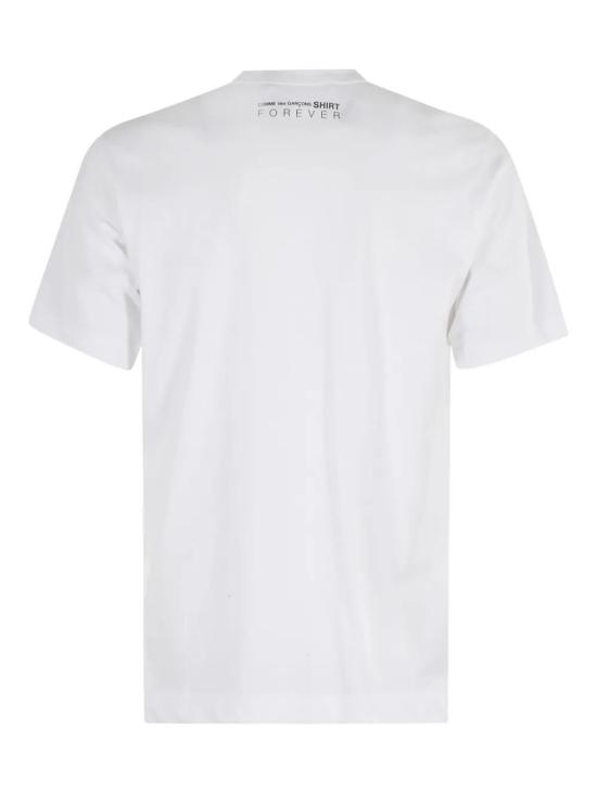 25FW 꼼데가르송 반팔 티셔츠 FZ T004 4 WHITE - COMME DES GARCONS