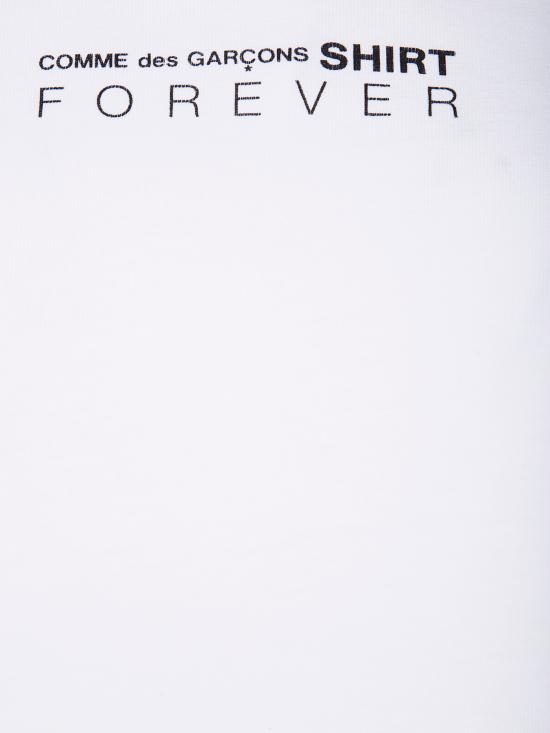 25FW 꼼데가르송 반팔 티셔츠 FZ T004 4 WHITE - COMME DES GARCONS