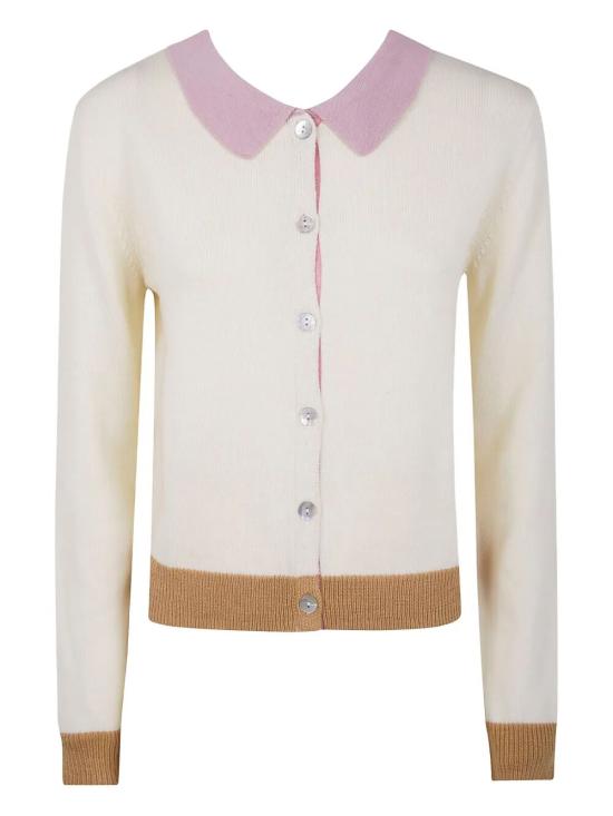 25FW 인베드위드유 가디건 VB22U 014 PINK WHITE CAMEL - IN BED WITH YOU