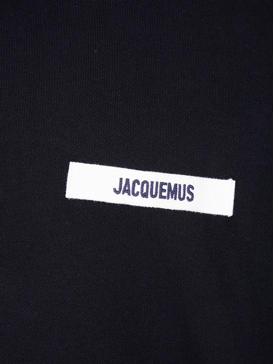 25FW 자크뮈스 후드 티셔츠 25EHOM00247AJ00126 990 BLACK - JACQUEMUS