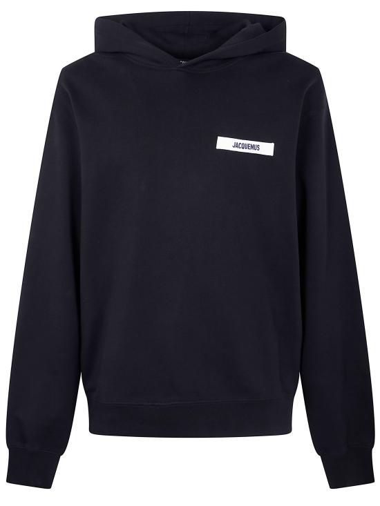 25FW 자크뮈스 후드 티셔츠 25EHOM00247AJ00126 990 BLACK - JACQUEMUS