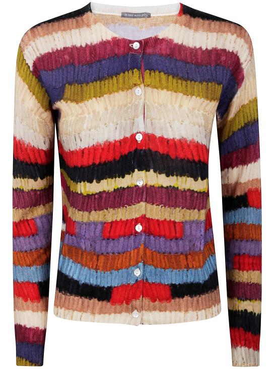 25FW 인베드위드유 가디건 VB05 223 GEOMETRIC PRINT