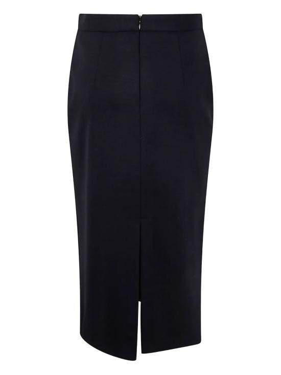 25FW 해리스와프런던 미디 스커트 AZ7180MYM 199 BLACK - HARRIS WHARF LONDON