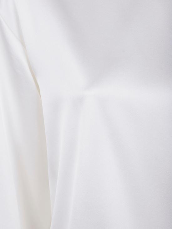 25FW 엠포리오 아르마니 블라우스 EW002198 AF17300 U0006 WARM WHITE - EMPORIO ARMANI