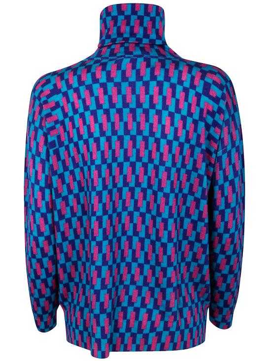 25FW 인베드위드유 터틀넥 VB13 234 GEOMETRIC PRINT - IN BED WITH YOU