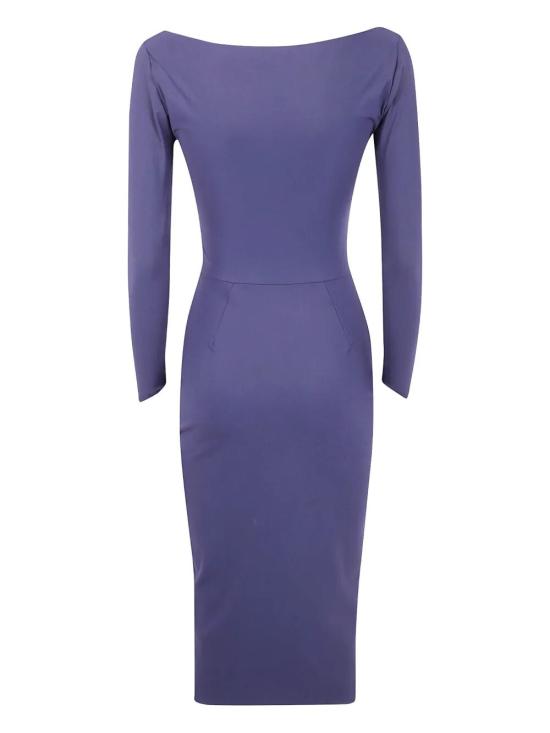 25FW 키아라보니 미디 원피스 ABCLUHEART BS 485 MIDNIGHT - CHIARA BONI