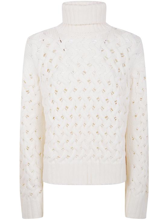 25FW 파로쉬 터틀넥 D512949 LADYBRAID 002 CREAM