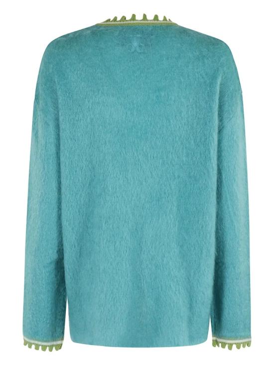 25FW 라 더블제이 스웨터 PUL0165 KNI170SOLID BU08 TURQUOISE - LA DOUBLEJ