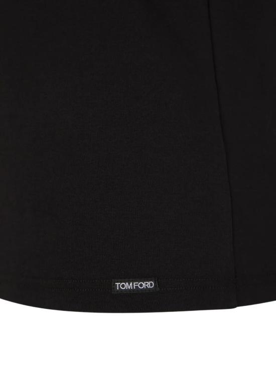 25FW 톰포드 코튼 크루넥 언더웨어 티셔츠  T4M081040 097 002 BLACK - TOMFORD