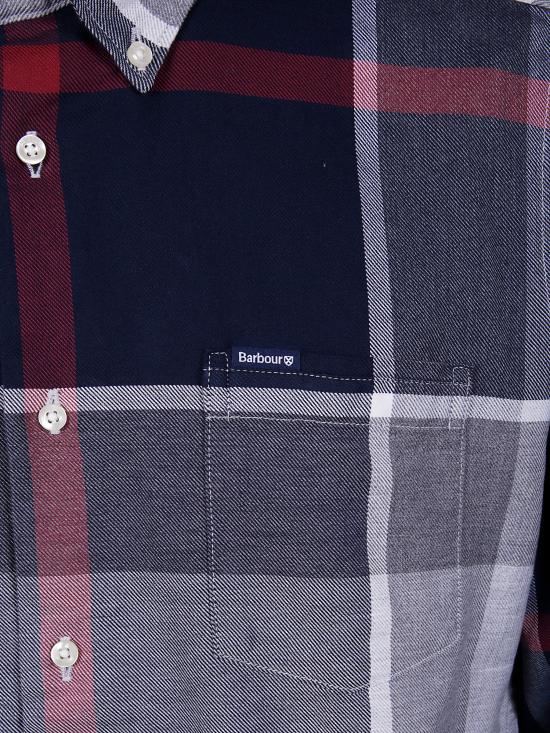 25FW 바버 긴팔 셔츠 MSH4980 MSH 097 TN21 BLUE GRANITE - BARBOUR
