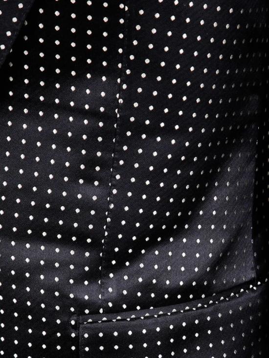 25FW 톰포드 수트 자켓 GI3054 FAX1655 ZBLIV COMBO BLACK IVORY - TOMFORD