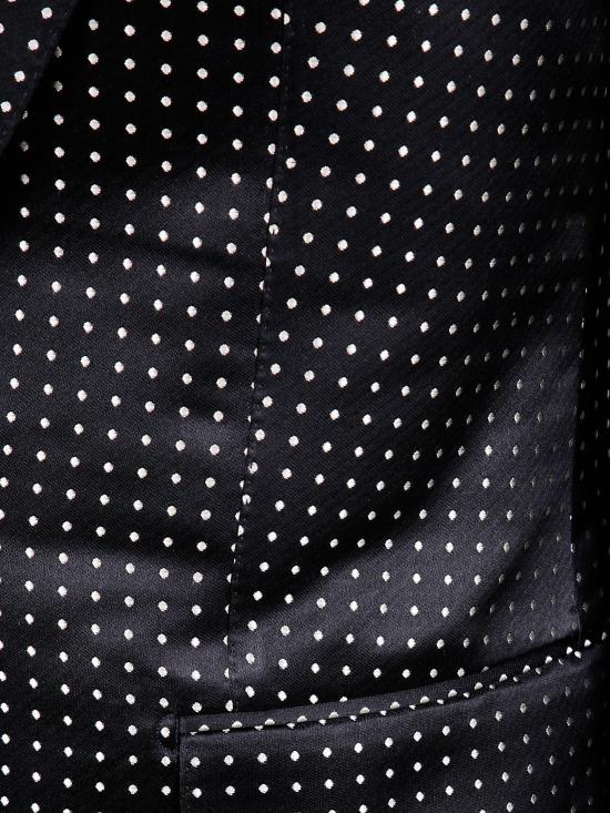 25FW 톰포드 수트 자켓 GI3054 FAX1655 ZBLIV COMBO BLACK IVORY - TOMFORD