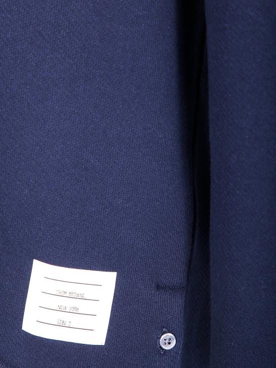 25FW 톰브라운 후드 티셔츠 MJT544A J0233 415 NAVY - THOM BROWNE