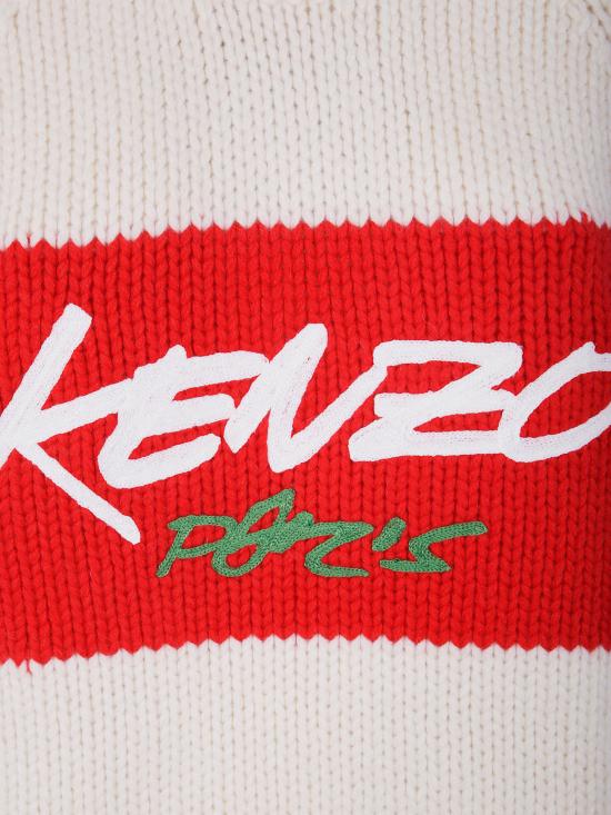 25FW 겐조 스웨터 FF65PU7573CT 02 OFF WHITE - KENZO