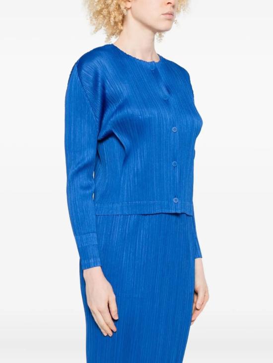 25FW 플리츠플리즈 가디건 PP58JO124 72 BLUE - PLEATS PLEASE