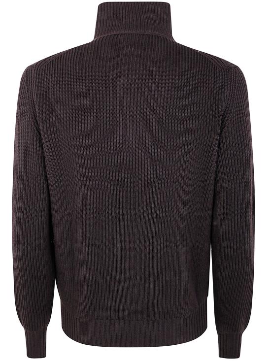 25FW 필리포 드 로렌티스 집업 니트 MZ3ML WM7I 097 280 CHOCOLATE - FILIPPO DE LAURENTIIS