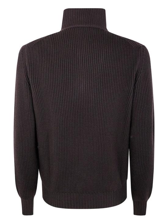 25FW 필리포 드 로렌티스 집업 니트 MZ3ML WM7I 097 280 CHOCOLATE - FILIPPO DE LAURENTIIS