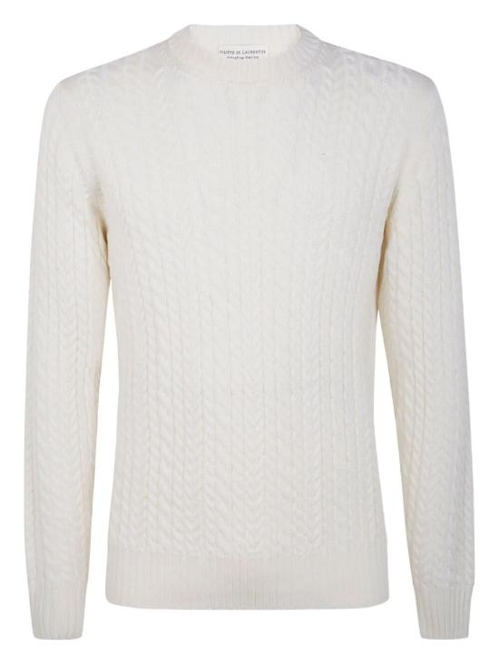 25FW 필리포 드 로렌티스 스웨터 GC3ML WM7Y 020 MILK - FILIPPO DE LAURENTIIS