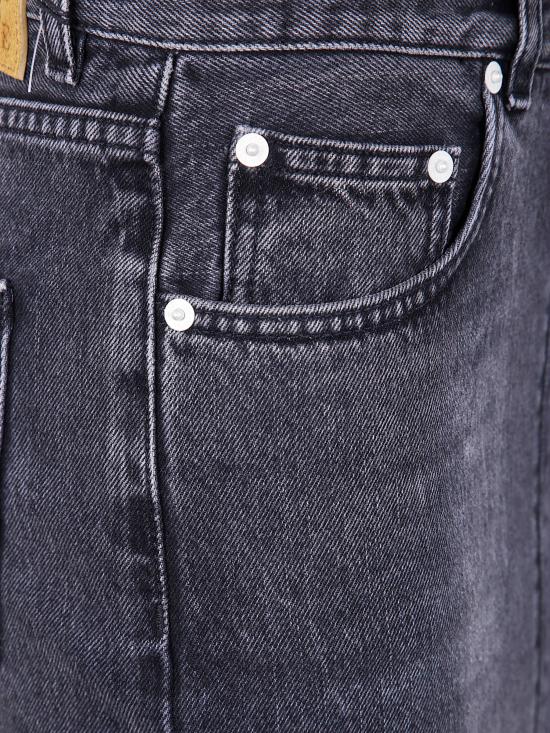 25FW 하이쿠레 미디 스커트 HEW08103DF174 L0902 AUTHENTIC BLACK WASH - HAIKURE