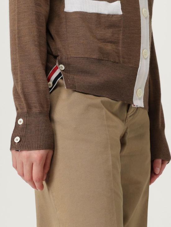 25FW 톰브라운 가디건 FKC334BY1014266 WALNUT DOM - THOM BROWNE