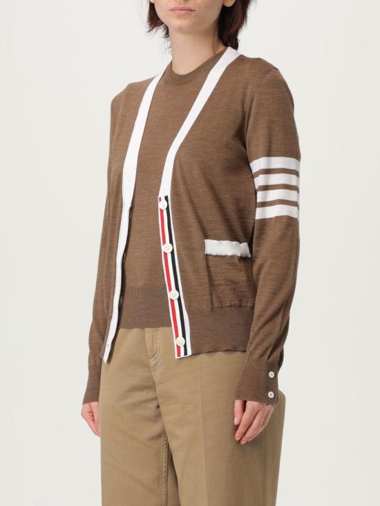 25FW 톰브라운 가디건 FKC334BY1014266 WALNUT DOM - THOM BROWNE