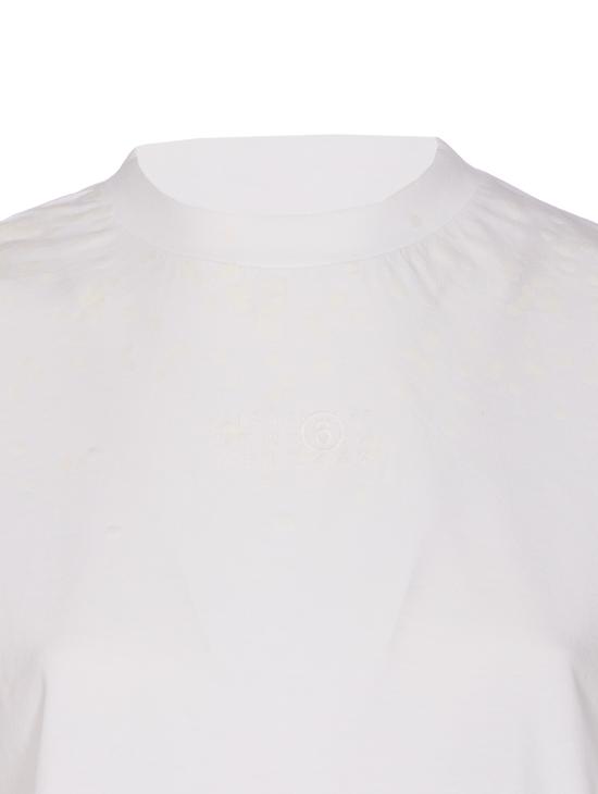 25FW MM6 메종마르지엘라 반팔 티셔츠 S62GD0209 M20048100 White - MM6 MAISON MARGIELA