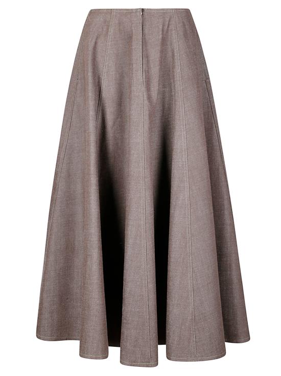 25FW 제지아 롱 스커트 PW25MJDMJD406 BRN BROWN JEANS