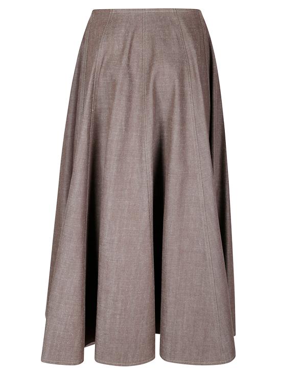 25FW 제지아 롱 스커트 PW25MJDMJD406 BRN BROWN JEANS - JEJIA