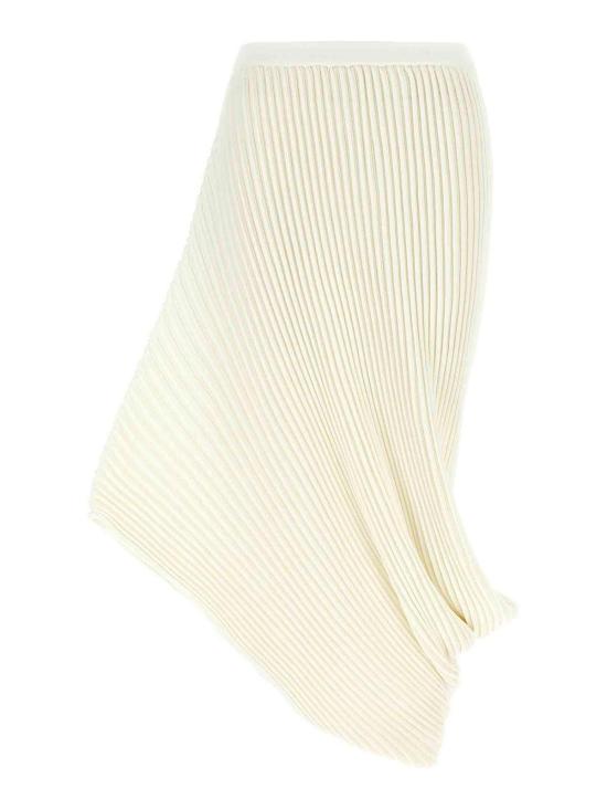 26SS 플리츠플리즈 미디 스커트 IM56KG82106 White