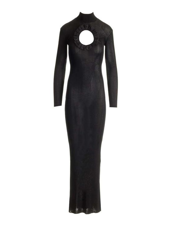 25SS 셀프 포트레이트 롱 원피스 SS25CK005XBBLACK Black