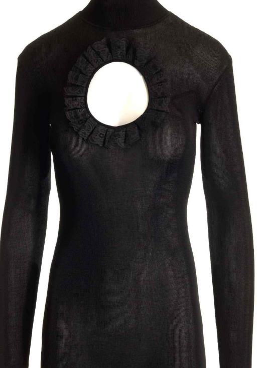 25SS 셀프 포트레이트 롱 원피스 SS25CK005XBBLACK Black - SELF PORTRAIT