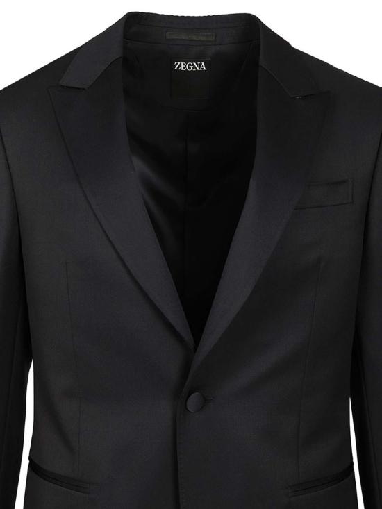  에르메네질도제냐 수트 222777A2282KGQ222777A2 Black - ERMENEGILDO ZEGNA