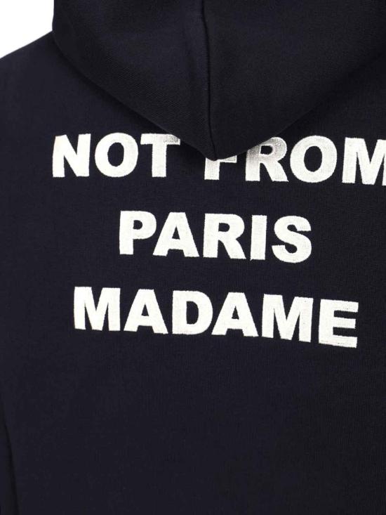 26SS 드롤드무슈 후드 티셔츠 PERMHO162CO127NY Blue - DROLE DE MONSIEUR