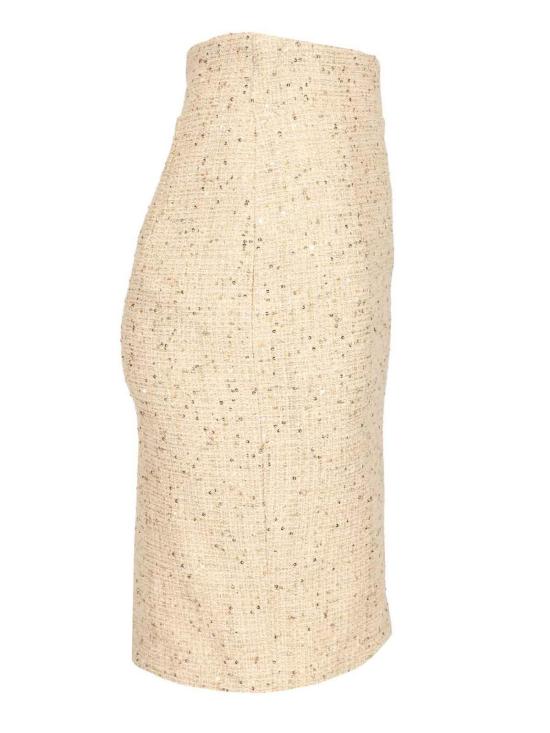  딸리아토레 미디 스커트 NELL970141A1198 Beige - TAGLIATORE