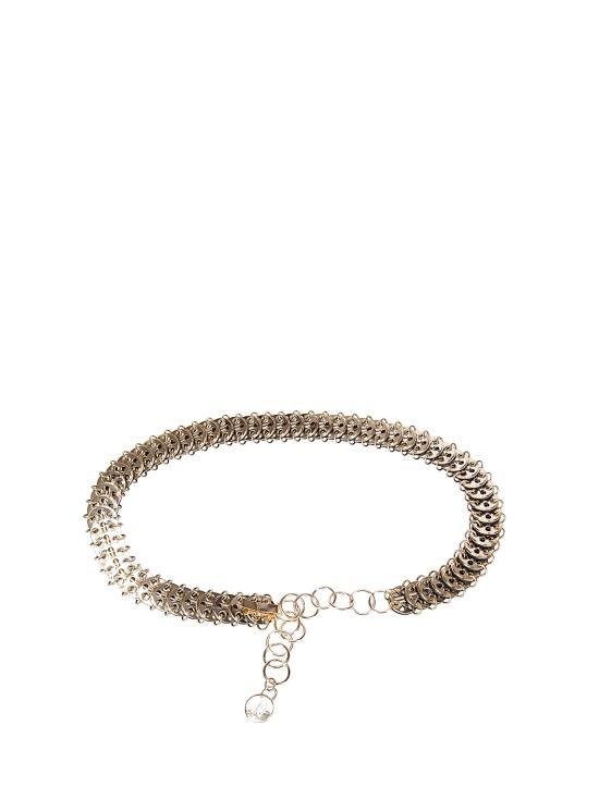 25FW 파코라반 벨트 25AAA0200CLF258 M027 BLACK GOLD - PACO RABANNE