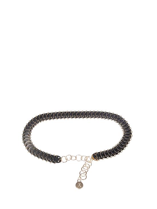 25FW 파코라반 벨트 25AAA0200CLF258 M027 BLACK GOLD - PACO RABANNE