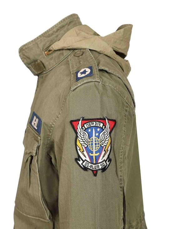  폴로 랄프로렌 로고 아이코닉 밀리터리 자켓 710961616001 Green - POLO RALPH LAUREN