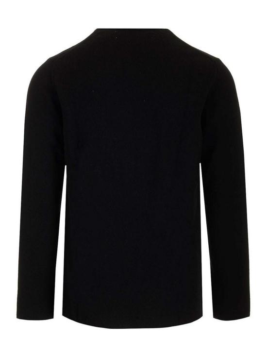  꼼데가르송 플레이 레드 하트 크루넥 스웨터 AXN0680511 Black - COMME DES GARCONS