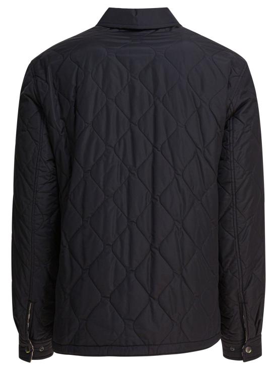 25FW 버버리 브라이튼 리버시블 퀼티드 나일론 자켓 8110270 BLACK DOM - BURBERRY