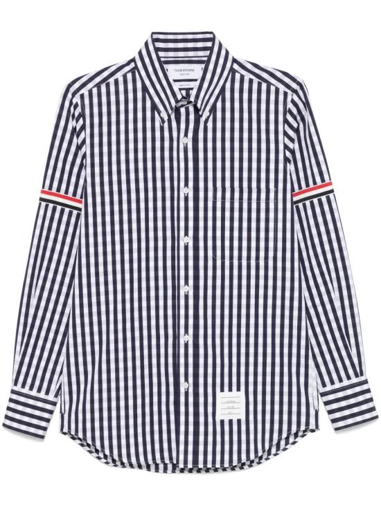 25FW 톰브라운 긴팔 셔츠 MWL301OF0998415 NAVY DOM - THOM BROWNE