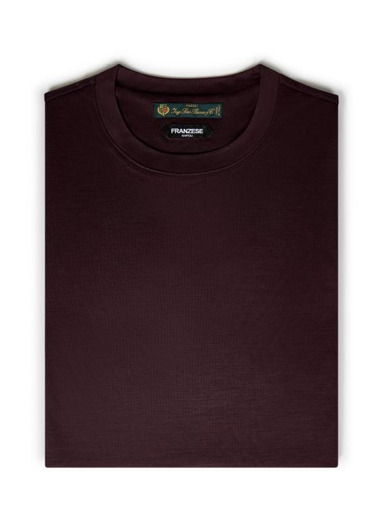 24FW 프랜지스 콜렉션 반팔 티셔츠 MF0202 BORDEAUX Bordeaux - FRANZESE COLLECTION