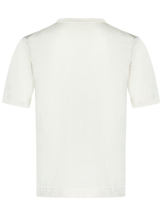 25FW 프랜지스 콜렉션 반팔 티셔츠 FE6853C AVORIO White - FRANZESE COLLECTION