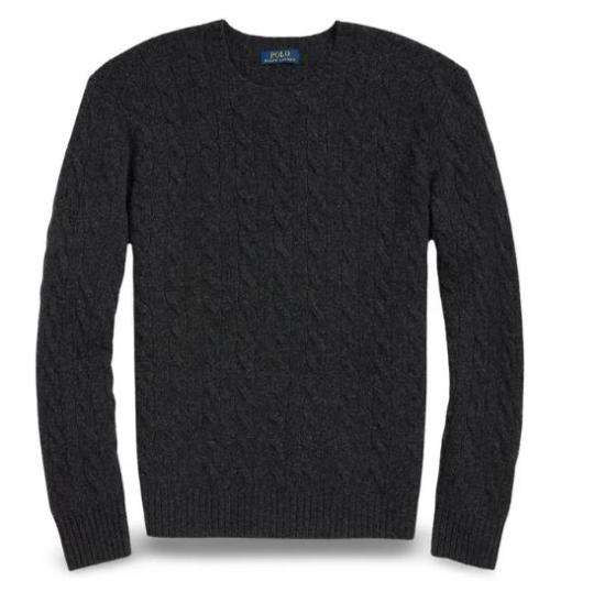 25FW 랄프 로렌 스웨터 710876762013 DARK GRANITE