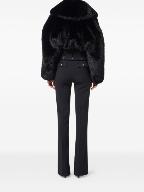 25FW 엘리자베타프랜치 플레어 팬츠 PA14157E2 110 Black - ELISABETTA FRANCHI