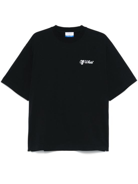 25FW 오프화이트 반팔 티셔츠 OMAA120C99 JER00D1001 Black